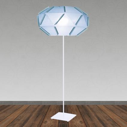 Торшер F0490 белый/синий абажур 1x40W E27 h1420 (разборный), YNY19